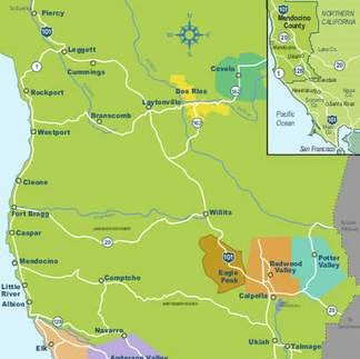 TTB Establishes Eagle Peak Mendocino County AVA