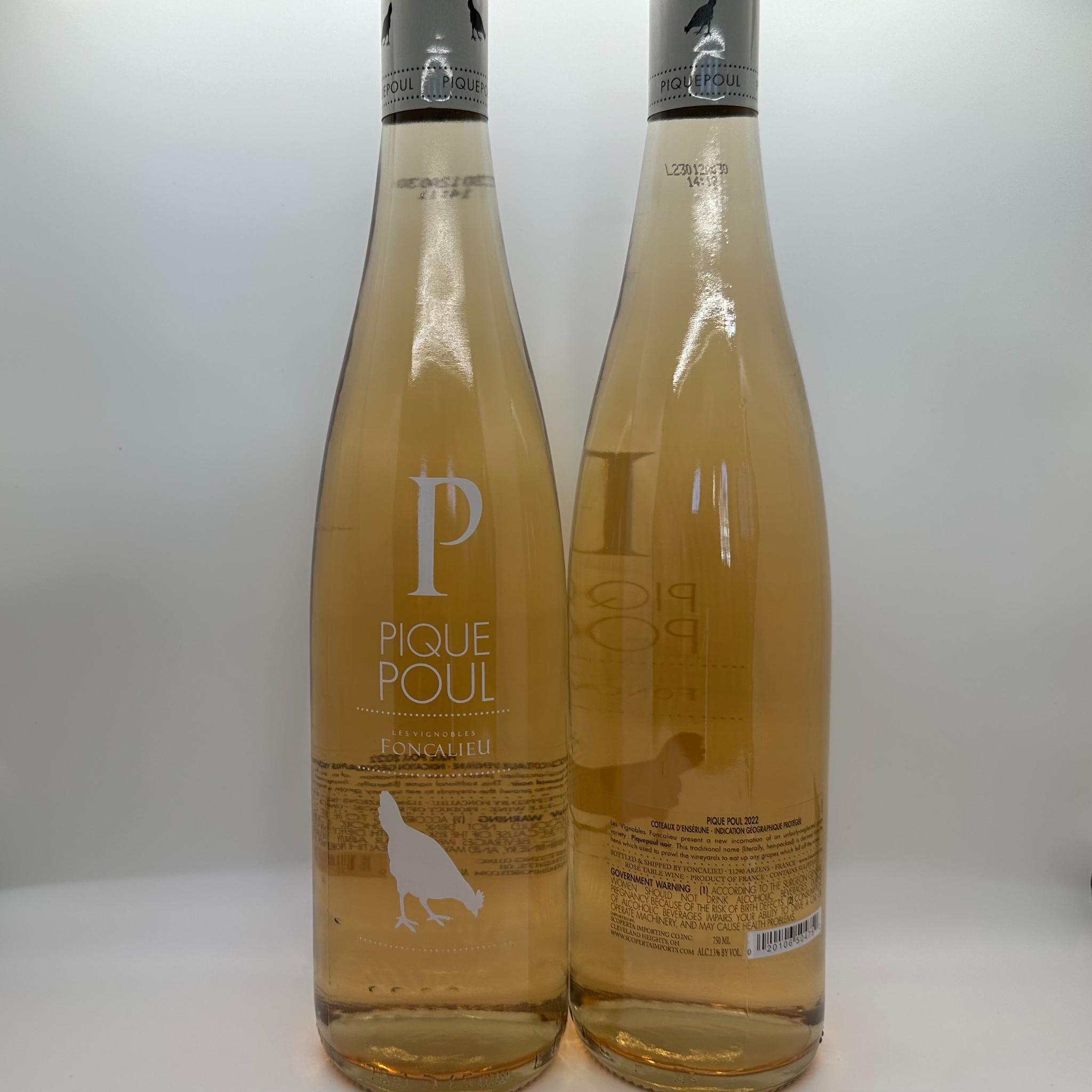 Foncalieu Piquepoul Noir Rosé Coteaux d'Enserune IGP 2022