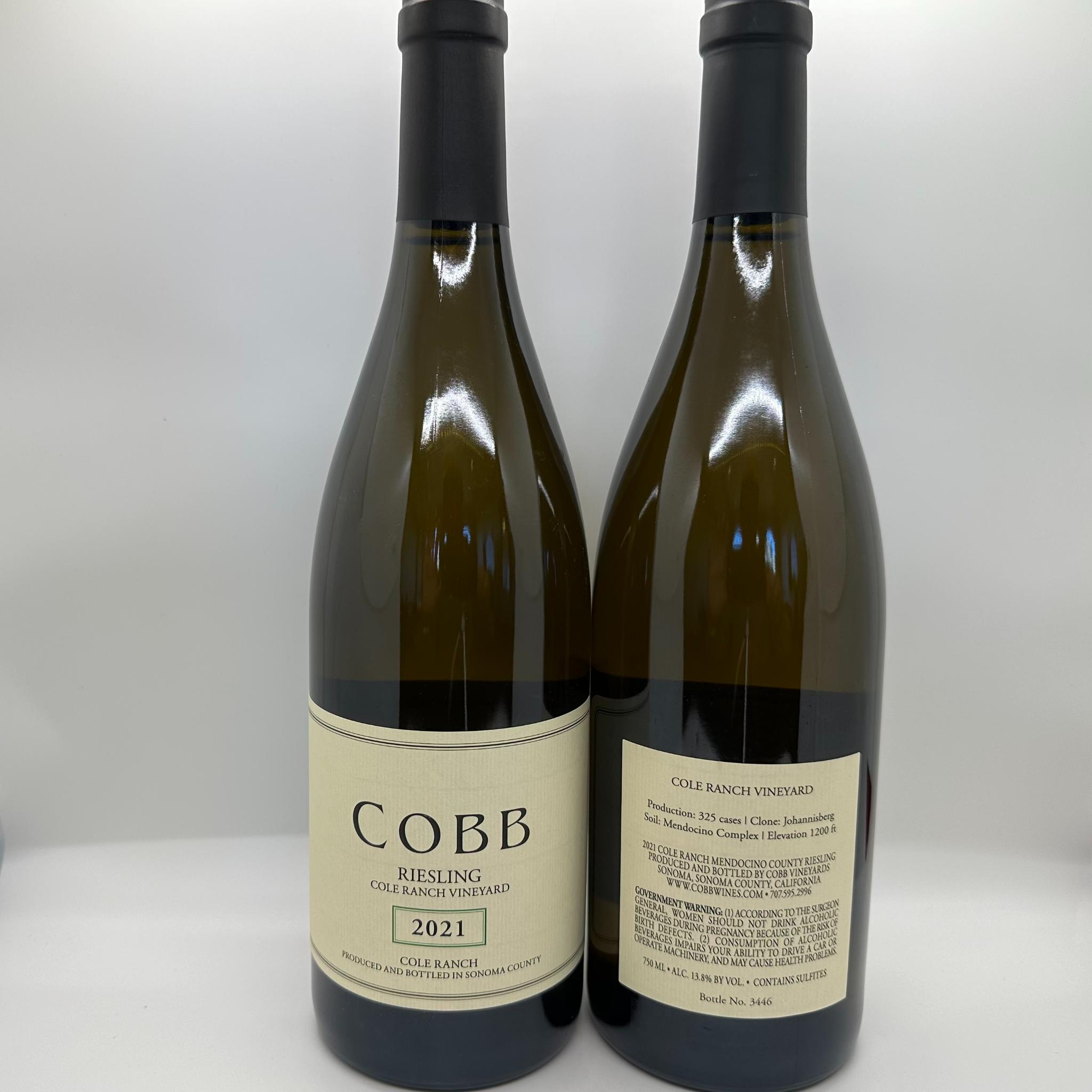 Cobb Dry Riesling Cole Ranch 2021
