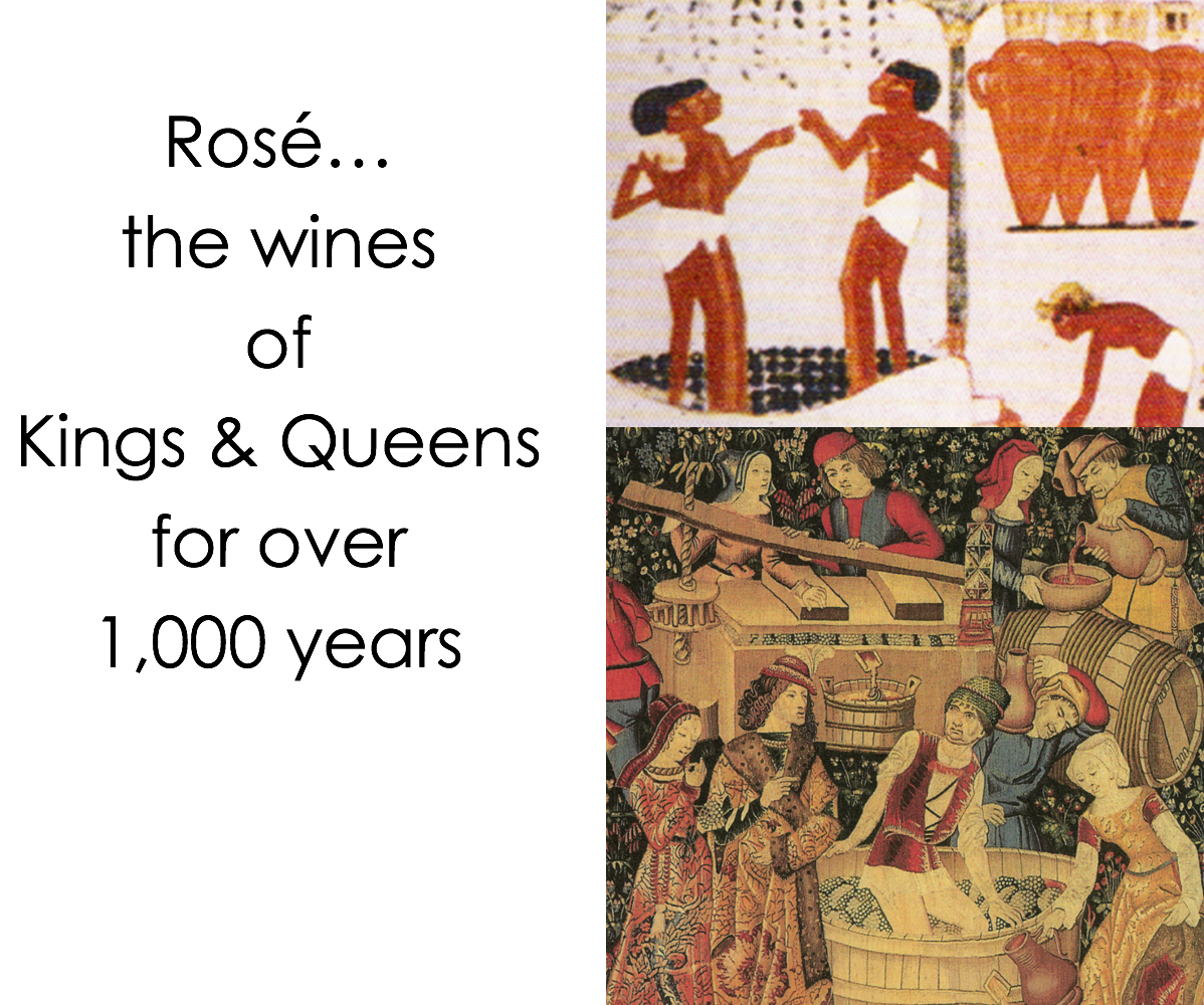 History of Rosé Wine – Kings and Queens for 1,000 Years
