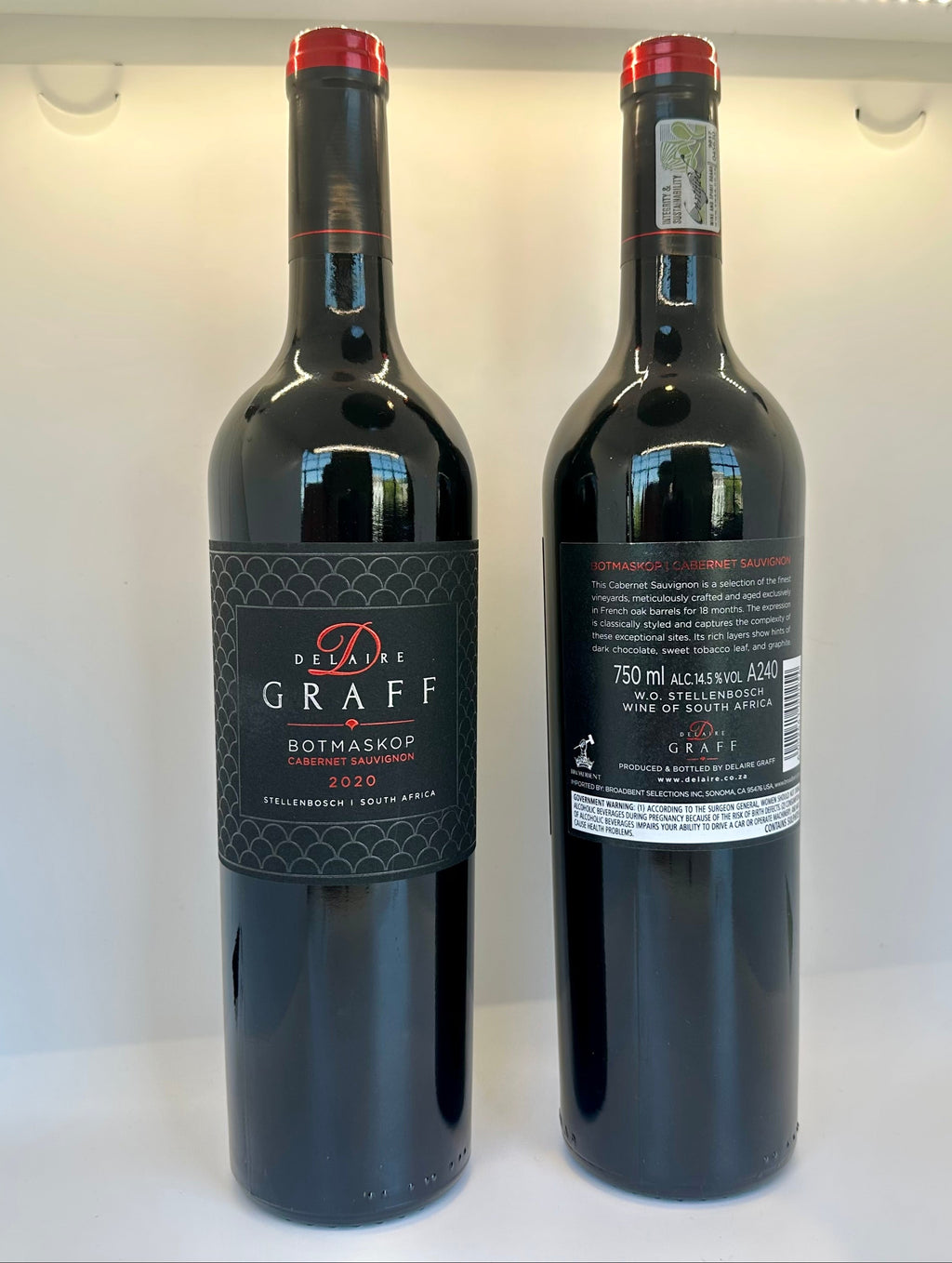 Delaire Graff Cabernet Sauvignon Botsmaskop Stellenbosch 2020