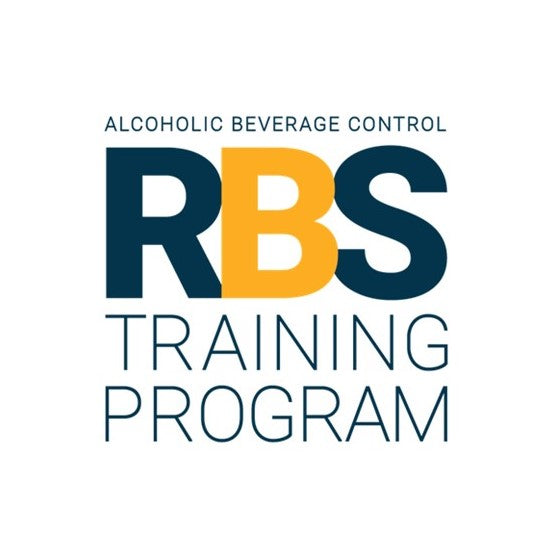 Responsible Beverage Service Training - a required certification for all California alcoholic beverage servers